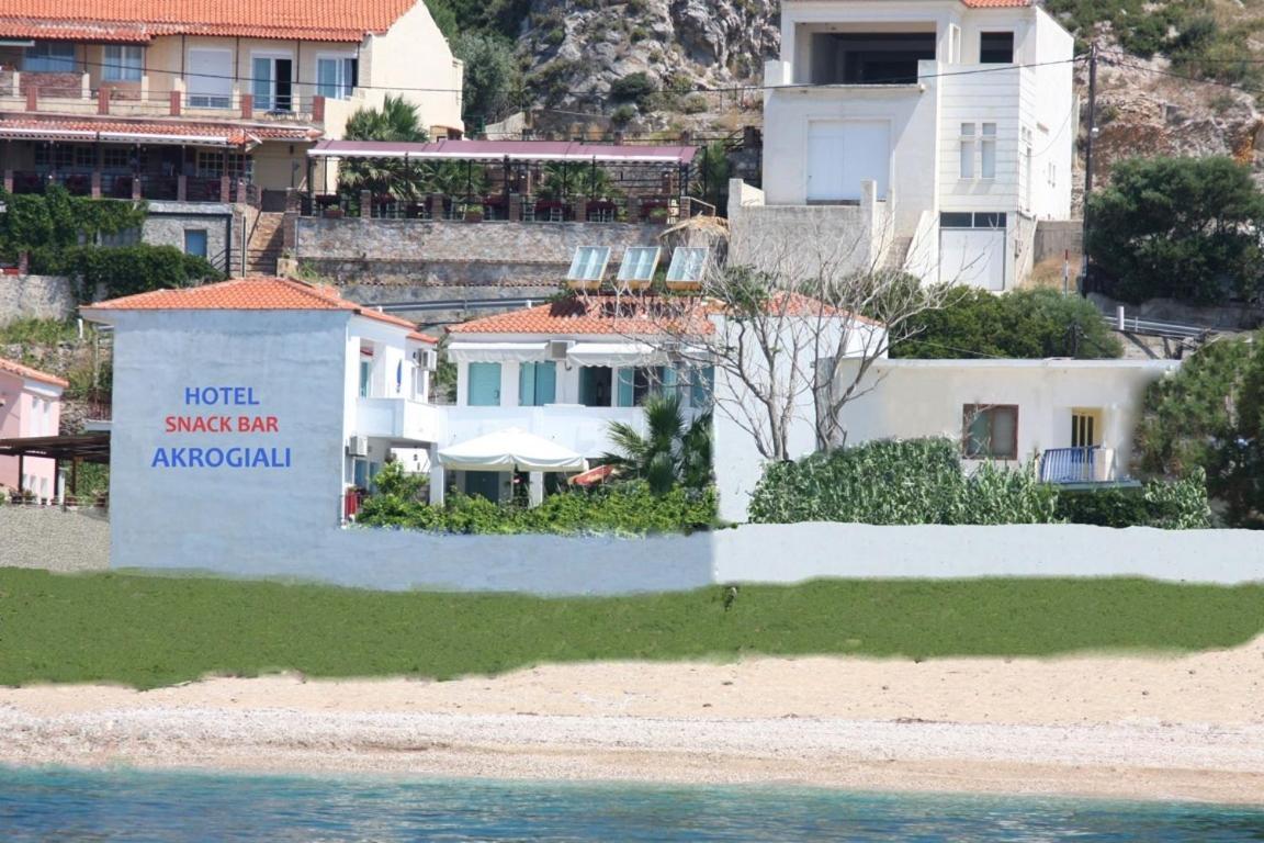 Akrogiali Hotel Plomári Kültér fotó